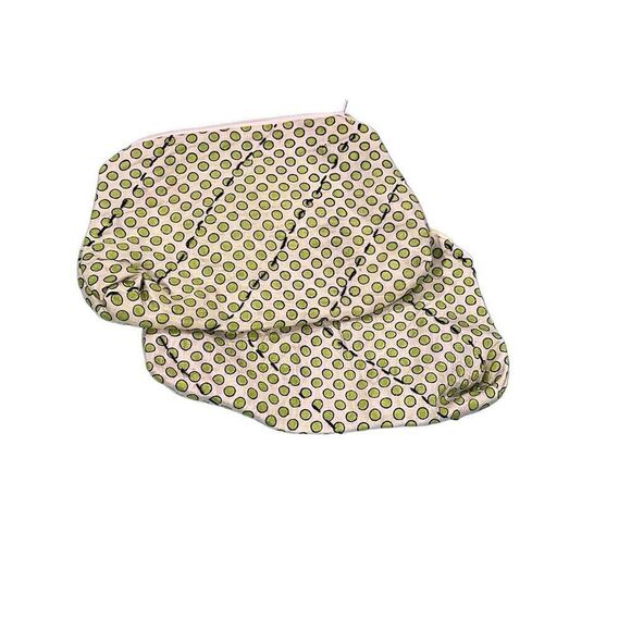 Set of 2 100% silk makeup bag with zipper - Picture 2 of 4